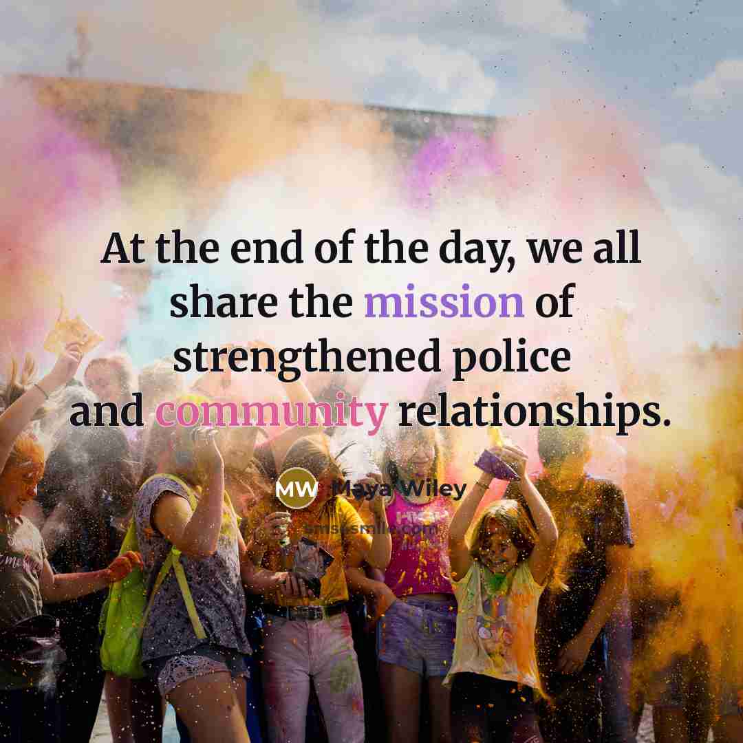 “At the end of the day, we all share the…” quote by Maya Wiley