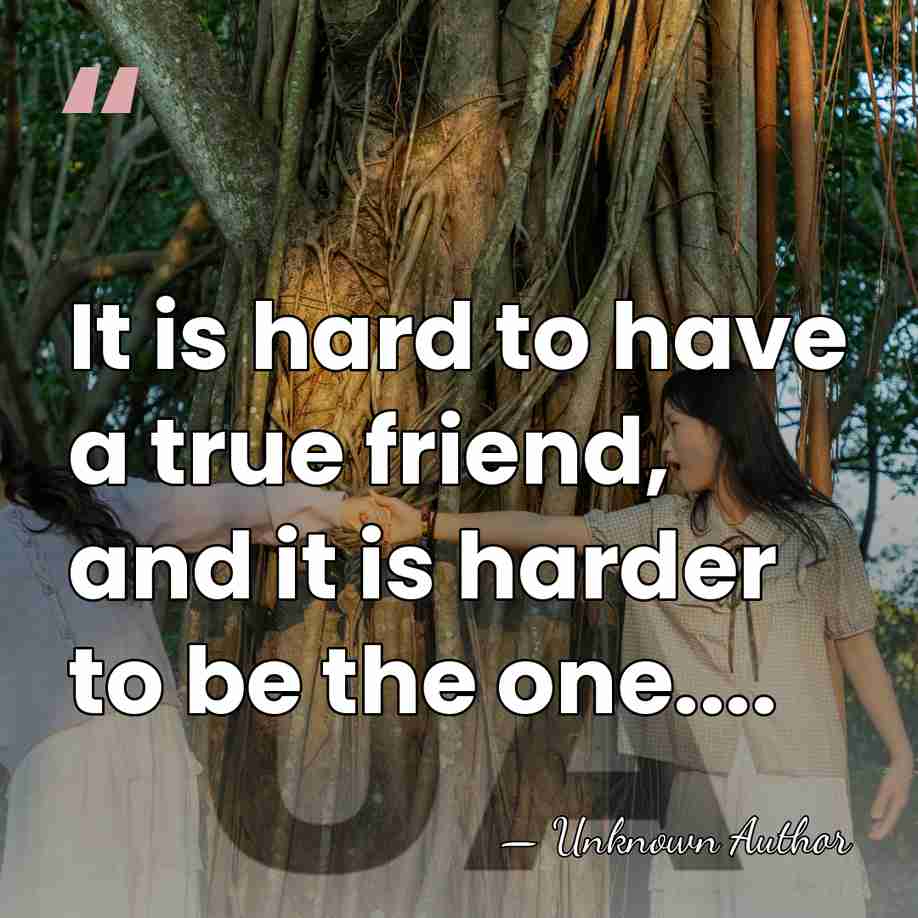 It is hard to have a true friend, and it is harder&hellip; - Tran ?ai Nghia