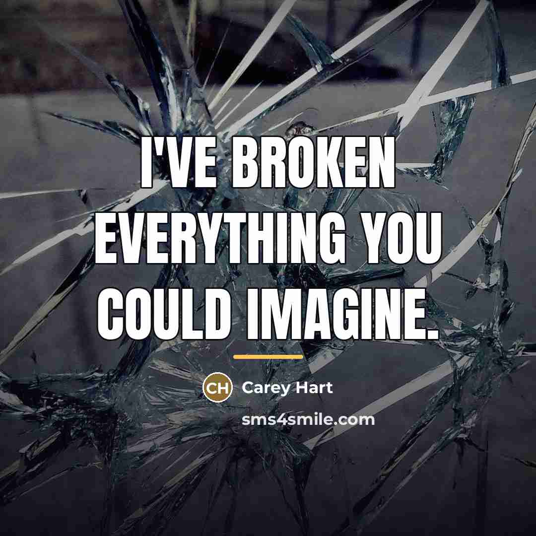 “I've broken everything you could imagine.…” quote by Carey Hart