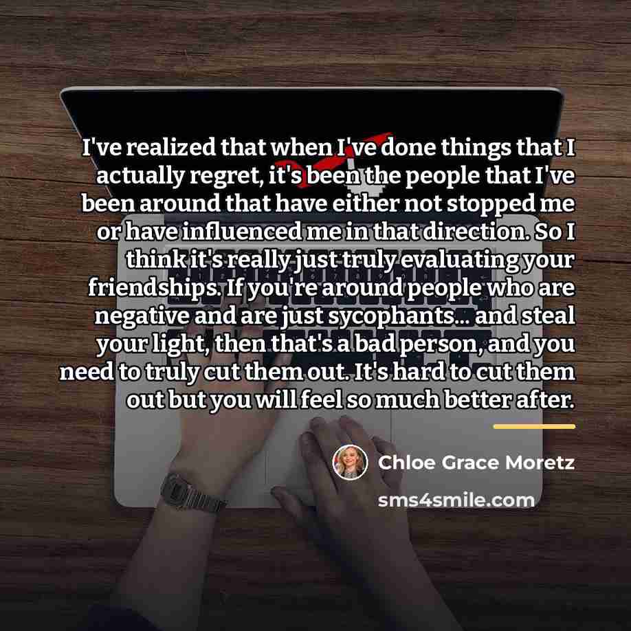 “I've realized that when I've done things that I actually…” quote by Chloe Grace Moretz