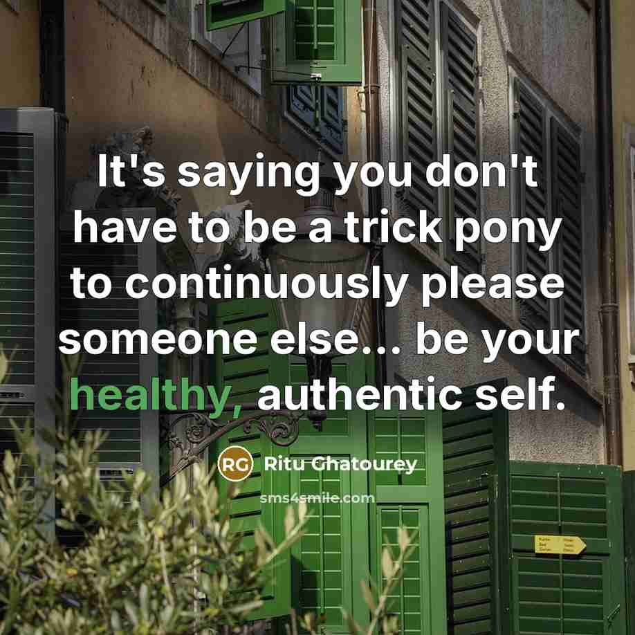 “It's saying you don't have to be a trick pony…” quote by Ritu Ghatourey