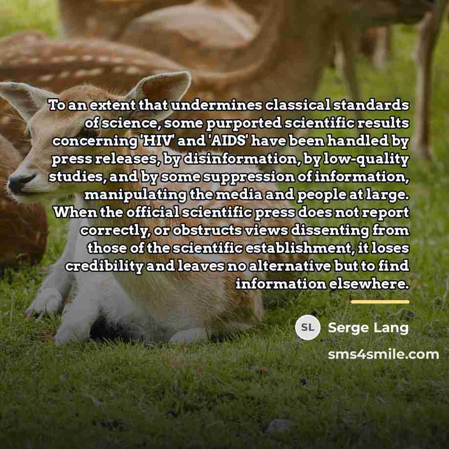 “To an extent that undermines classical standards of science, some…” quote by Serge Lang