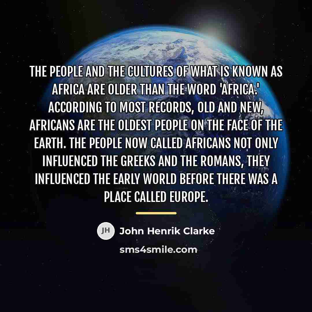 “The people and the cultures of what is known as…” quote by John Henrik Clarke