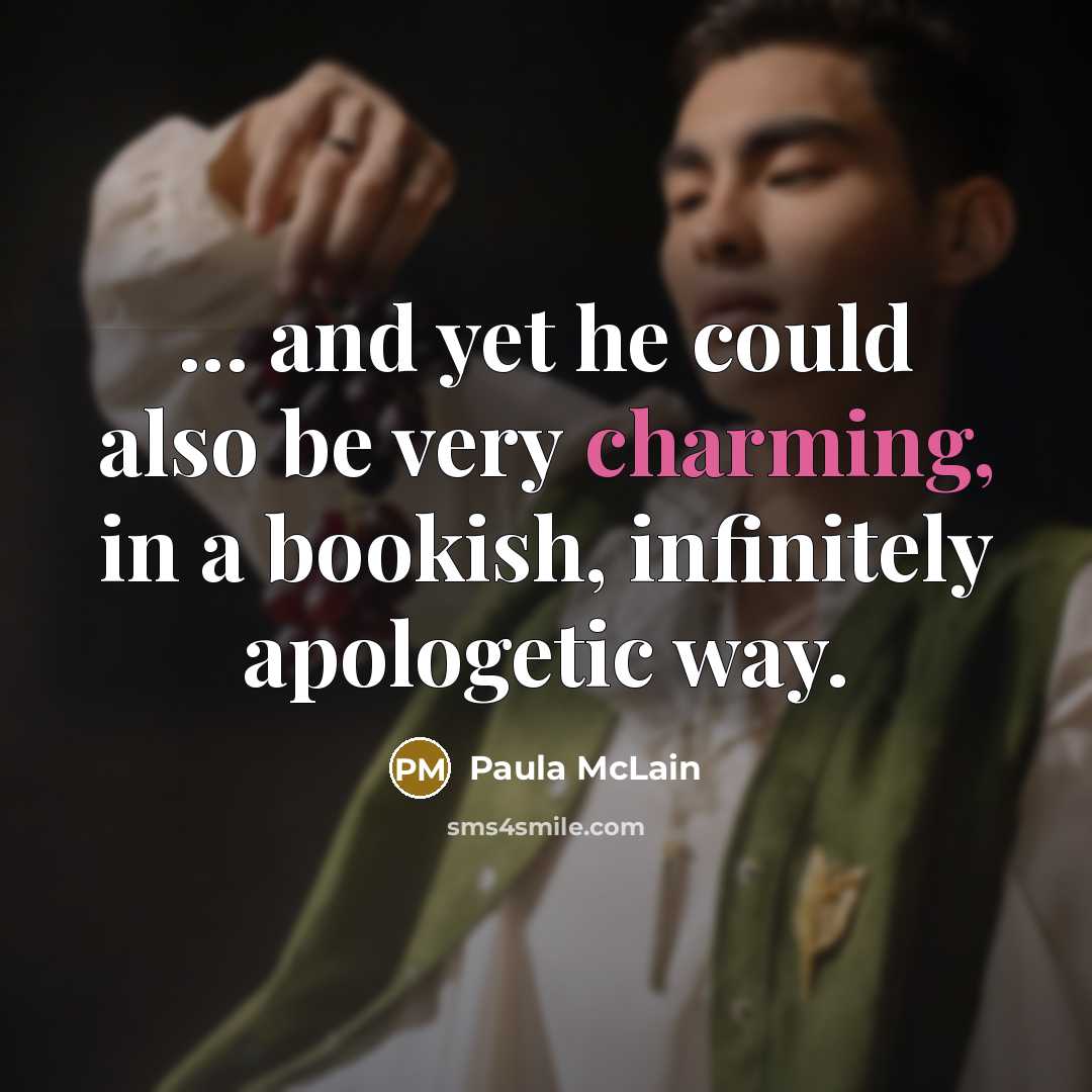 “... and yet he could also be very charming, in…” quote by Paula McLain
