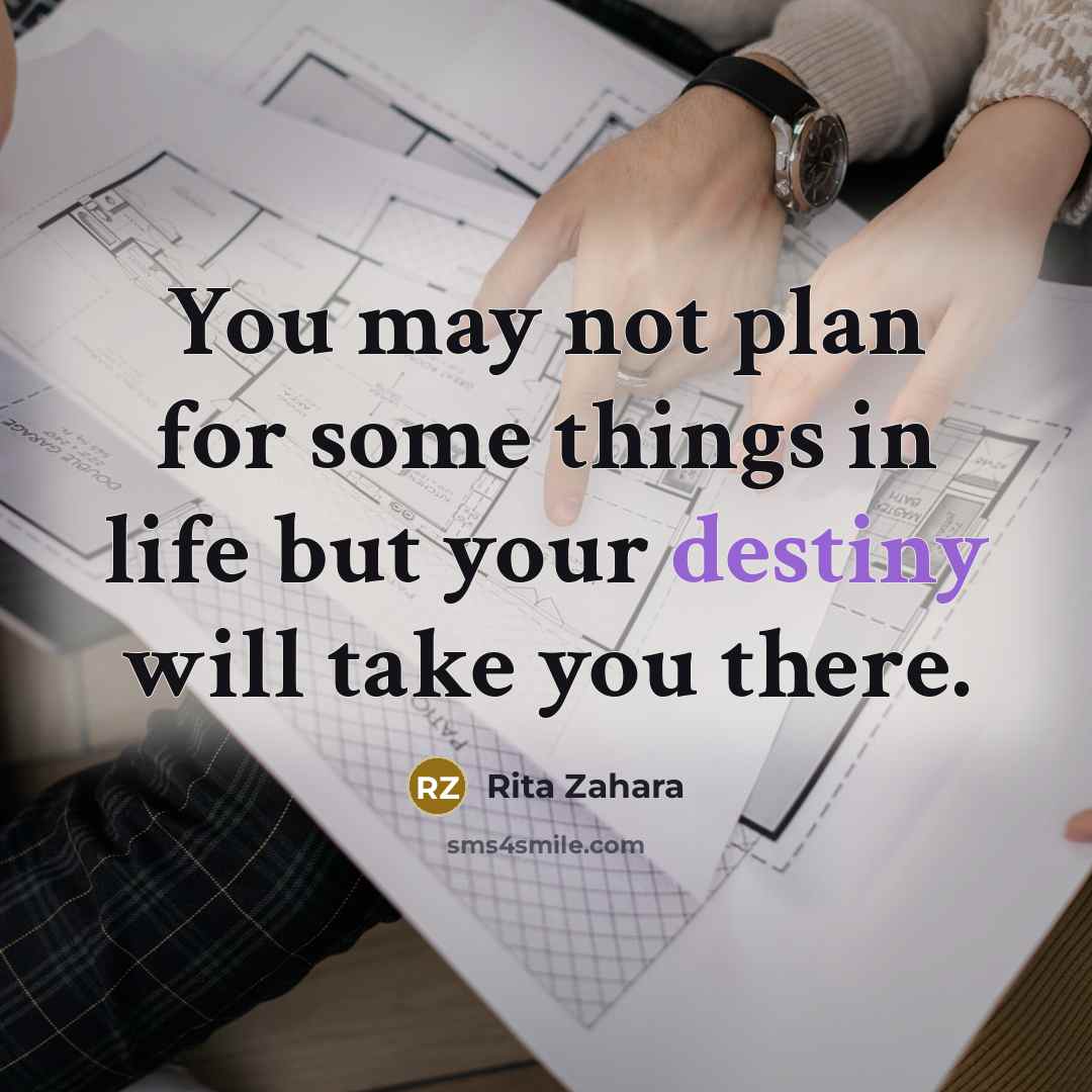 “You may not plan for some things in life but…” quote by Rita Zahara
