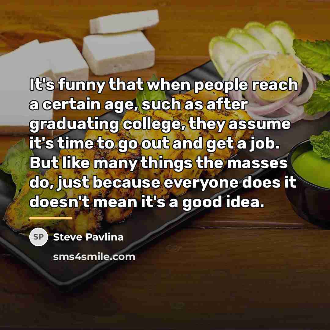 “It's funny that when people reach a certain age, such…” quote by Steve Pavlina