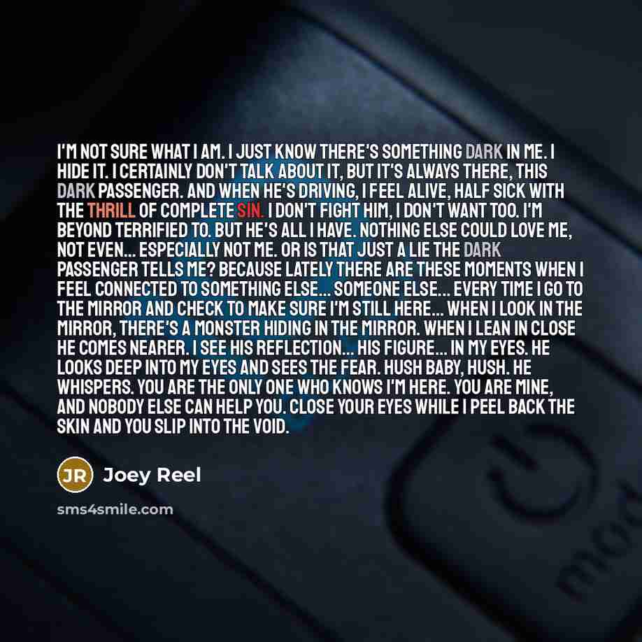 “I'm not sure what I am. I just know there's…” quote by Joey Reel