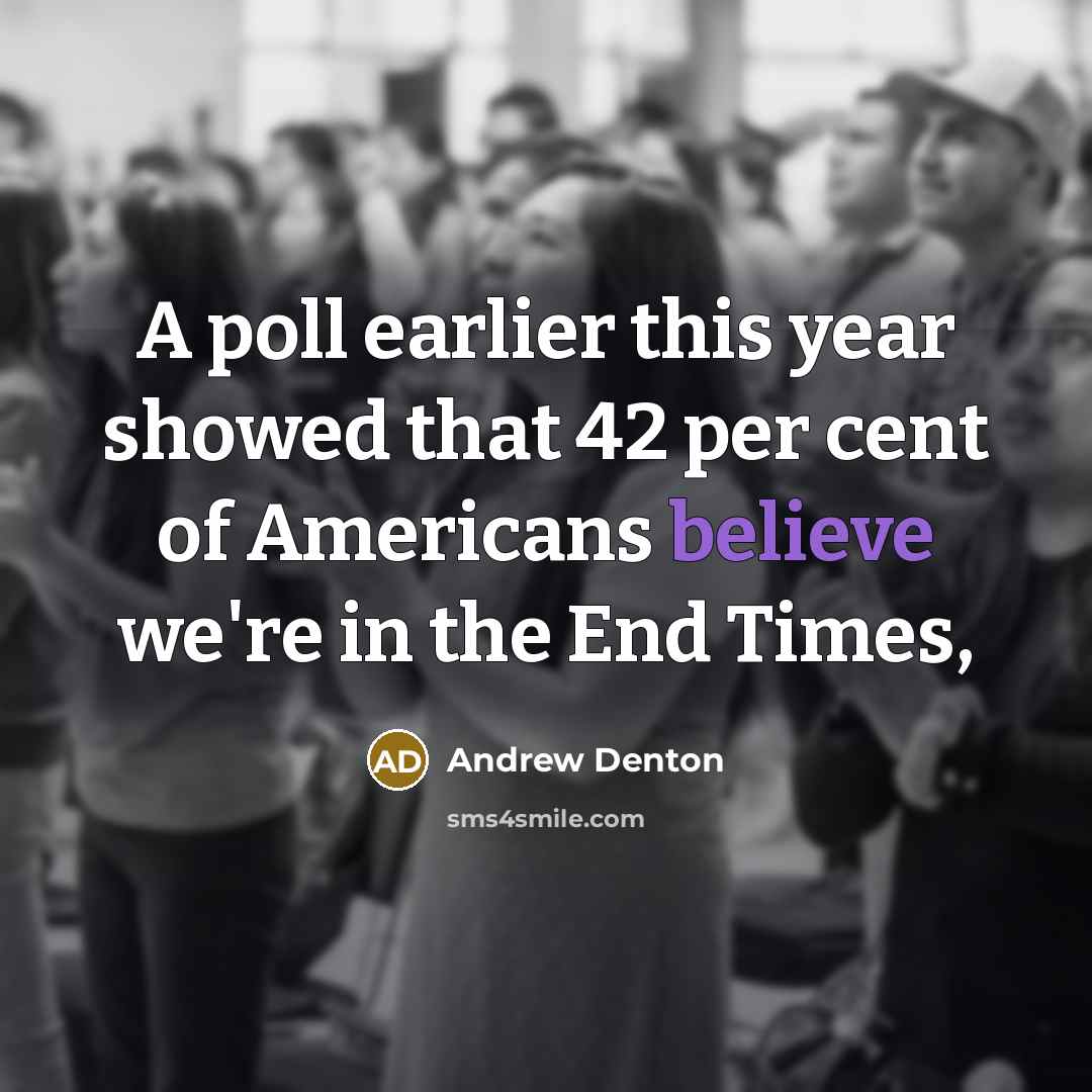 “A poll earlier this year showed that 42 per cent…” quote by Andrew Denton