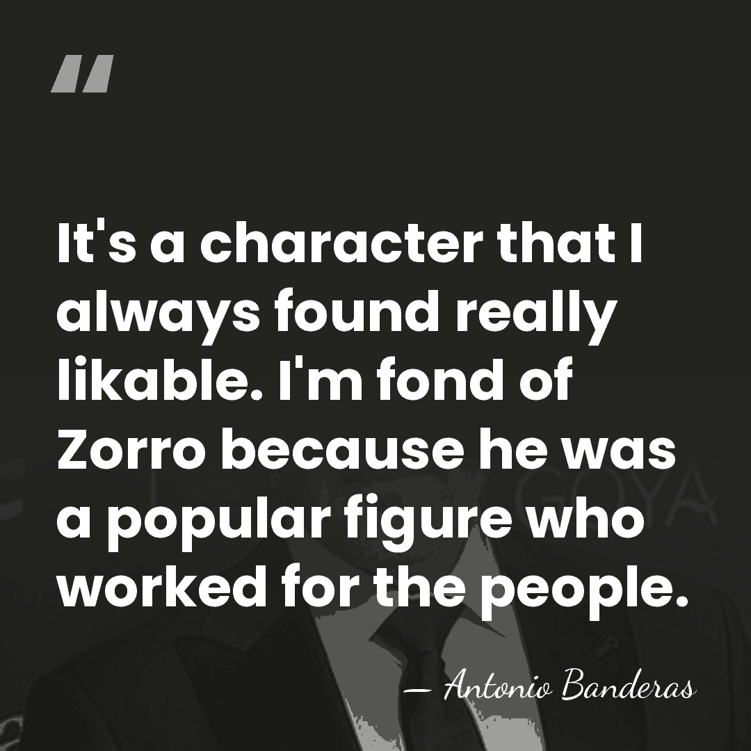 It's a character that I always found really likable. I'm fond of&hellip; - Antonio Banderas