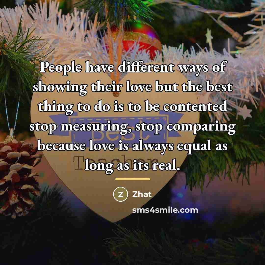 “People have different ways of showing their love but the…” quote by Zhat