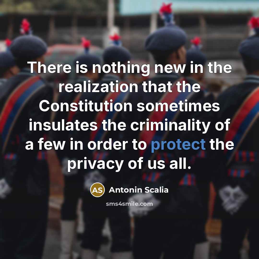 “There is nothing new in the realization that the Constitution…” quote by Antonin Scalia