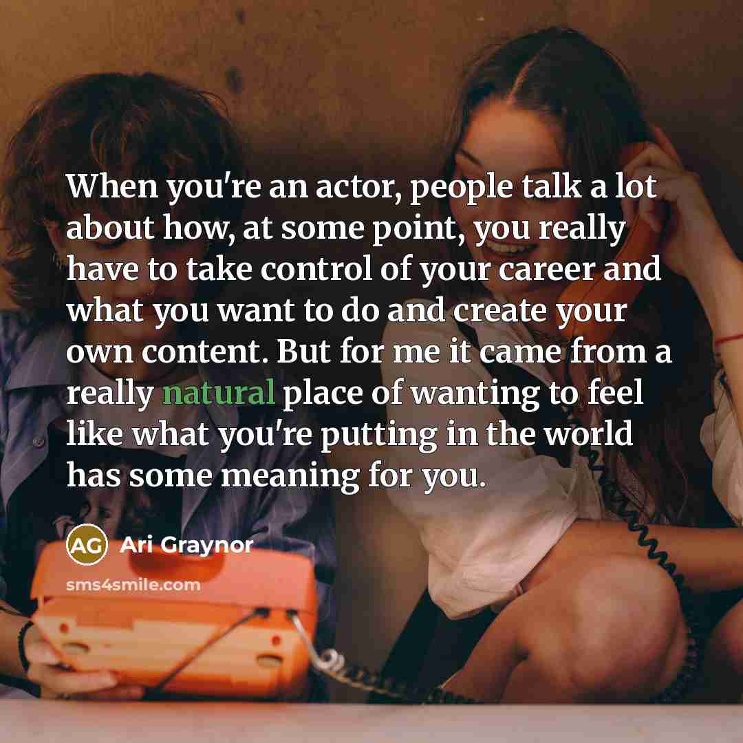 “When you're an actor, people talk a lot about how,…” quote by Ari Graynor