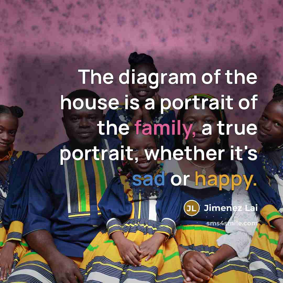 “The diagram of the house is a portrait of the…” quote by Jimenez Lai
