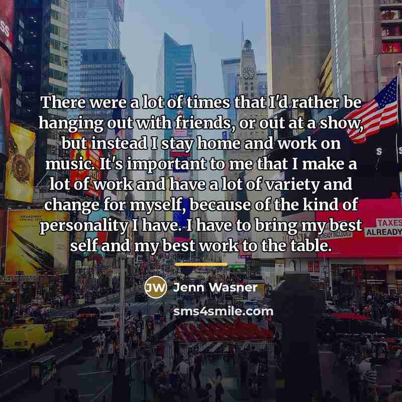 “There were a lot of times that I'd rather be…” quote by Jenn Wasner