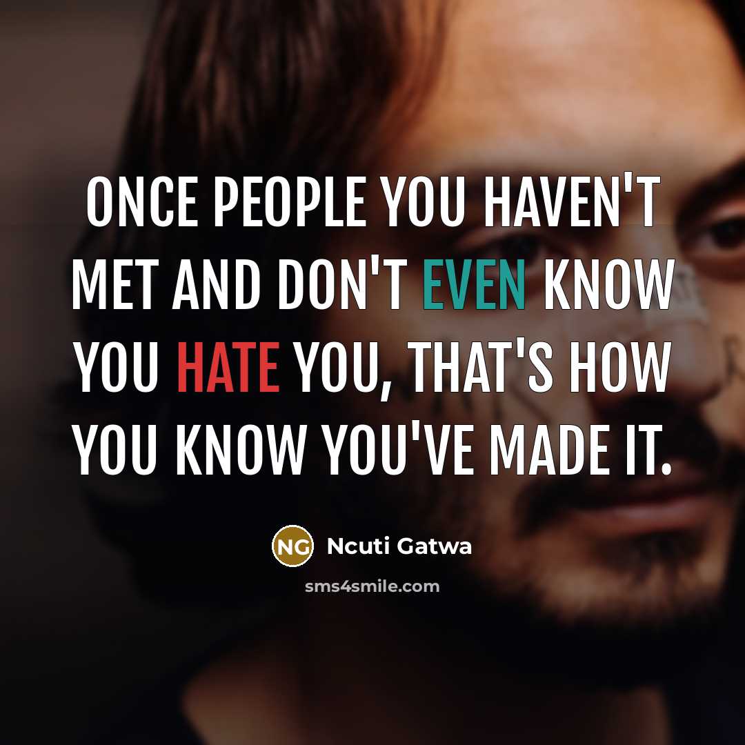 “Once people you haven't met and don't even know you…” quote by Ncuti Gatwa