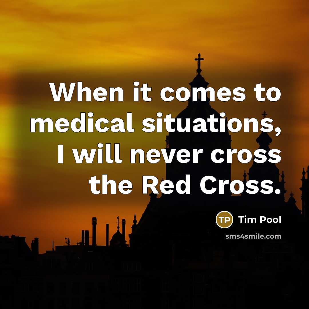 “When it comes to medical situations, I will never cross…” quote by Tim Pool