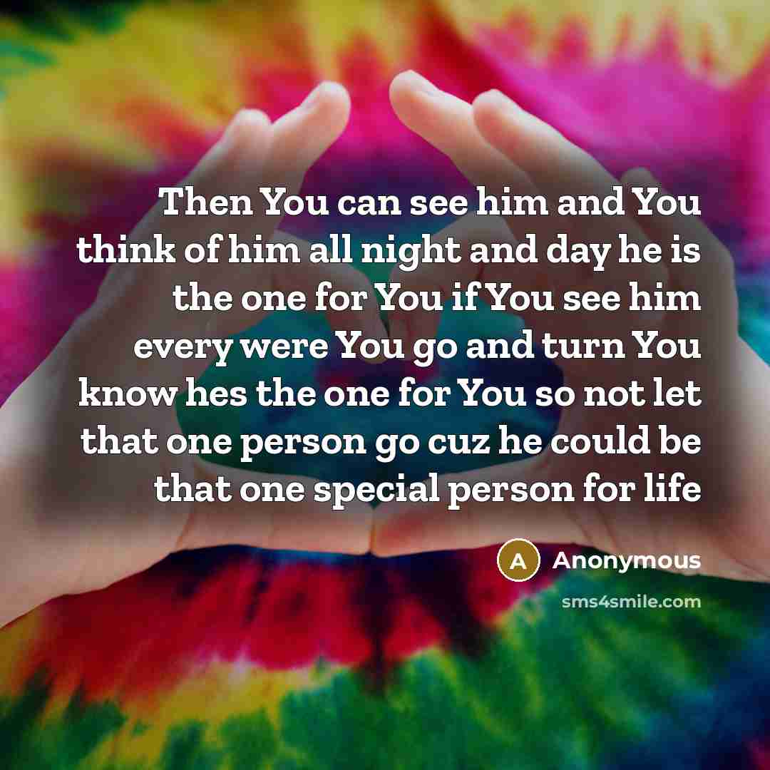 “Then You can see him and You think of him…” quote by Anonymous