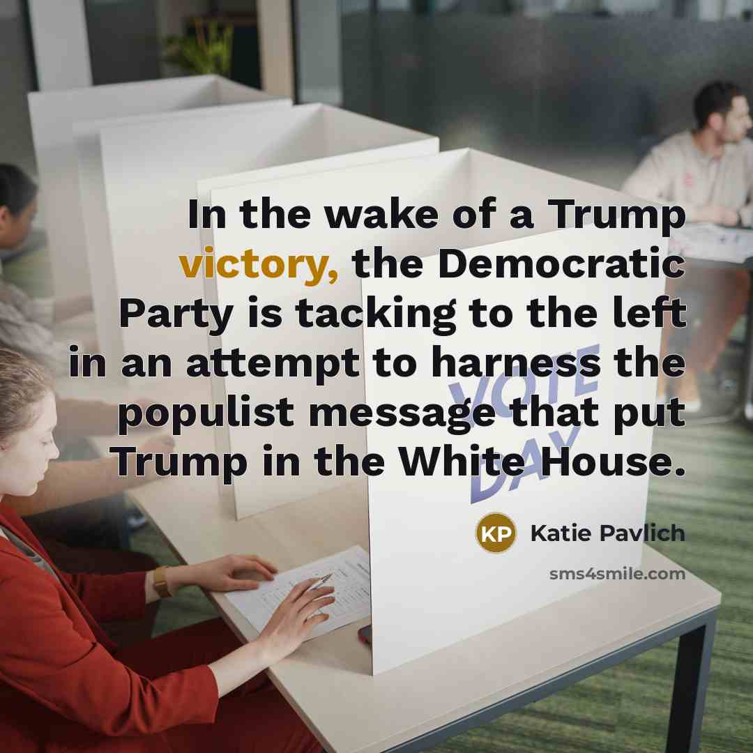“In the wake of a Trump victory, the Democratic Party…” quote by Katie Pavlich