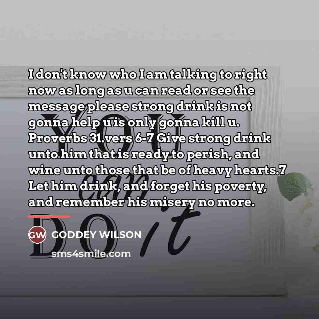 “I don't know who I am talking to right now…” quote by GODDEY WILSON