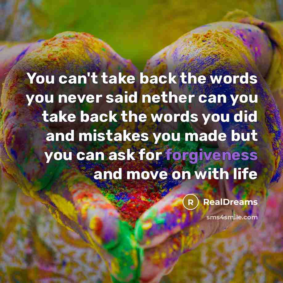 “You can't take back the words you never said nether…” quote by RealDreams
