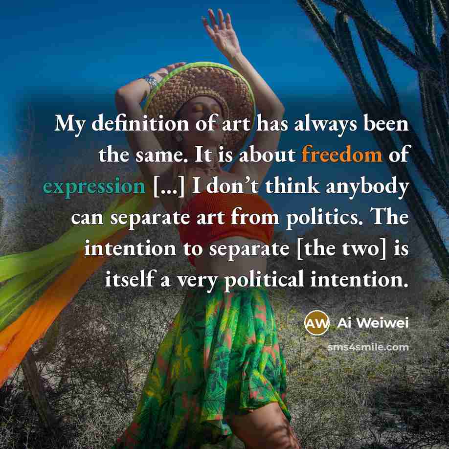 “My definition of art has always been the same. It…” quote by Ai Weiwei