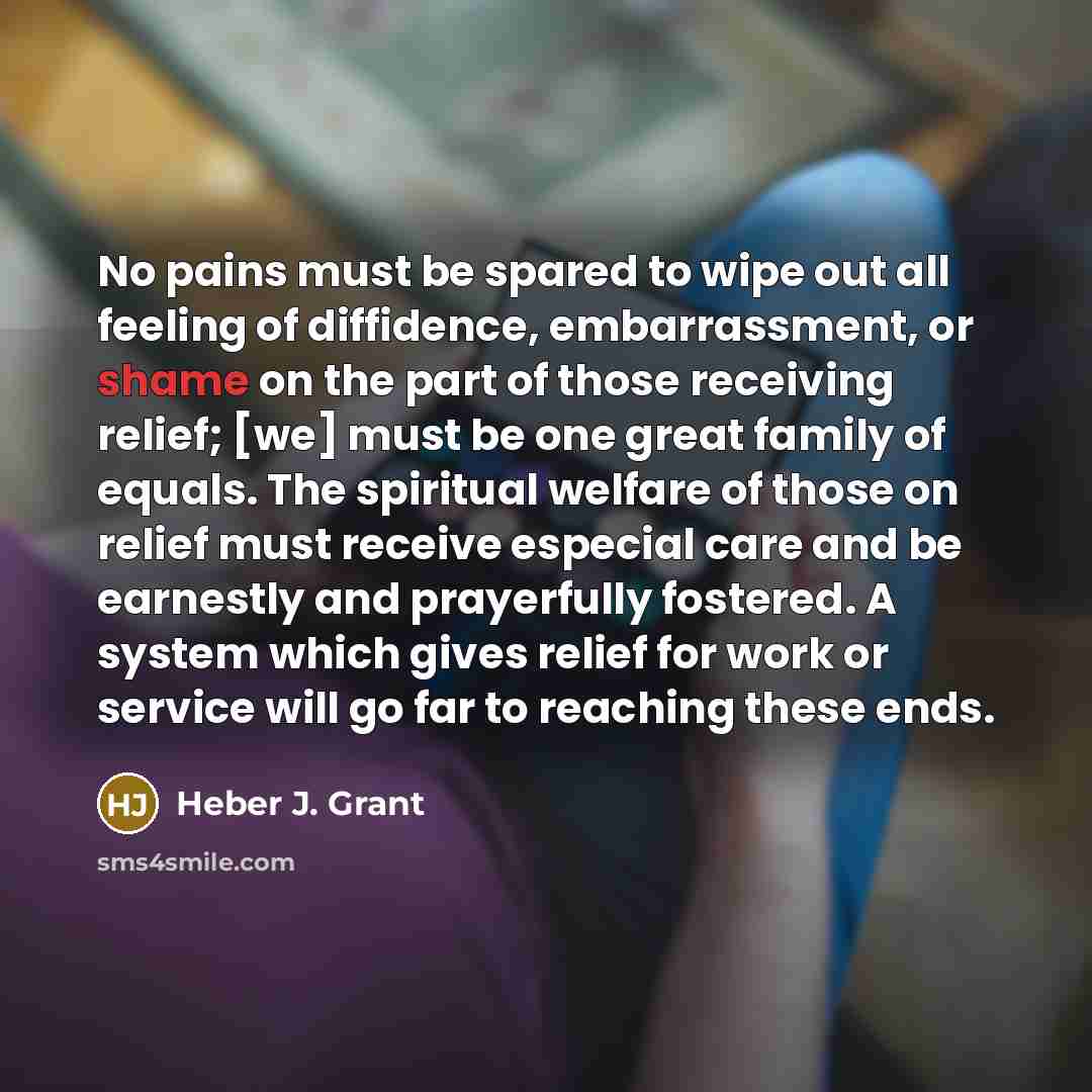 “No pains must be spared to wipe out all feeling…” quote by Heber J. Grant