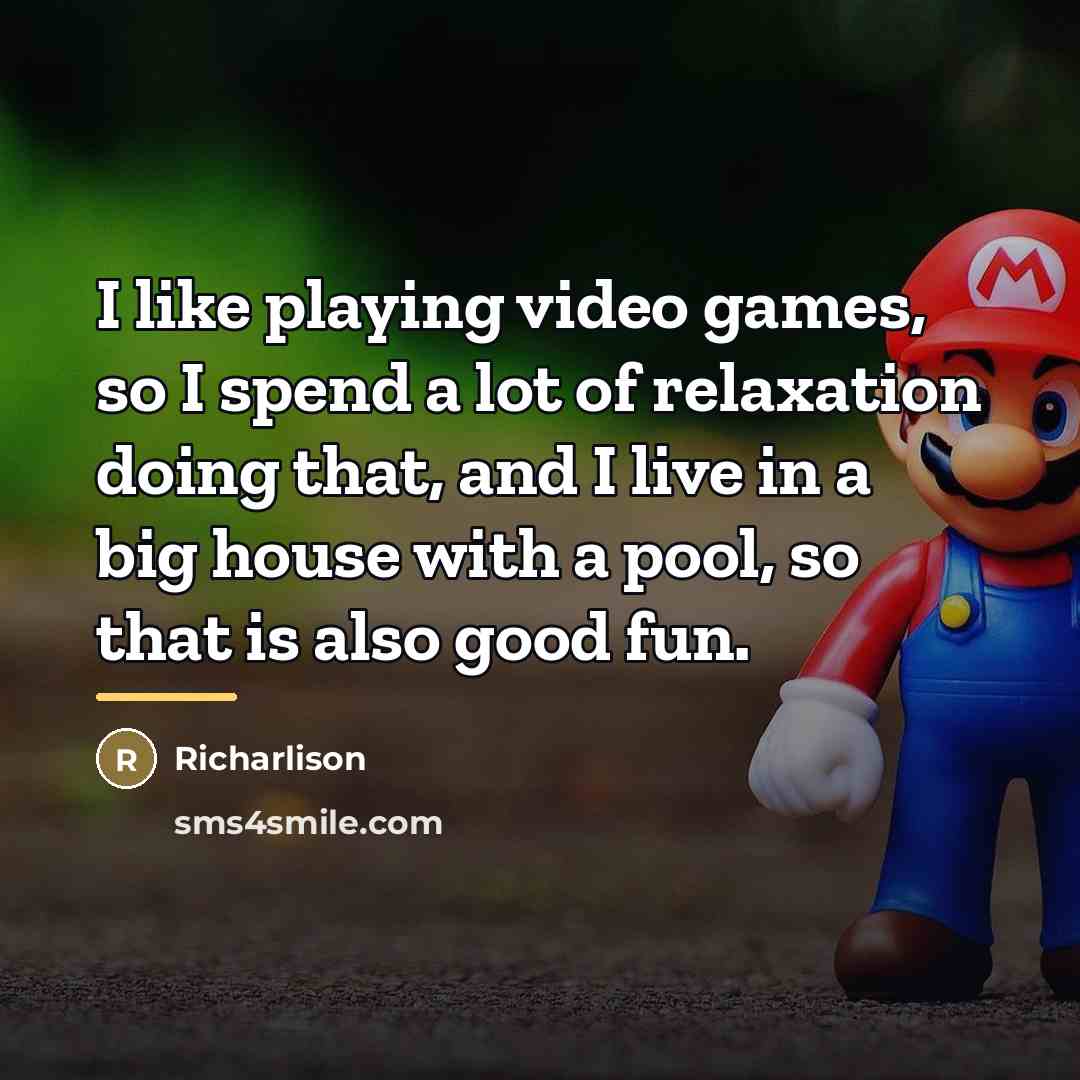 “I like playing video games, so I spend a lot…” quote by Richarlison
