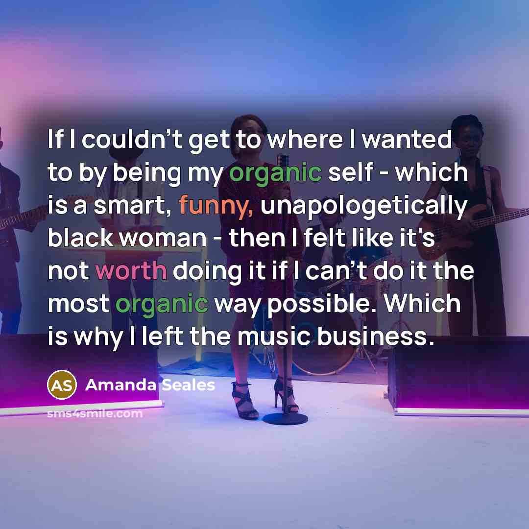 “If I couldn't get to where I wanted to by…” quote by Amanda Seales