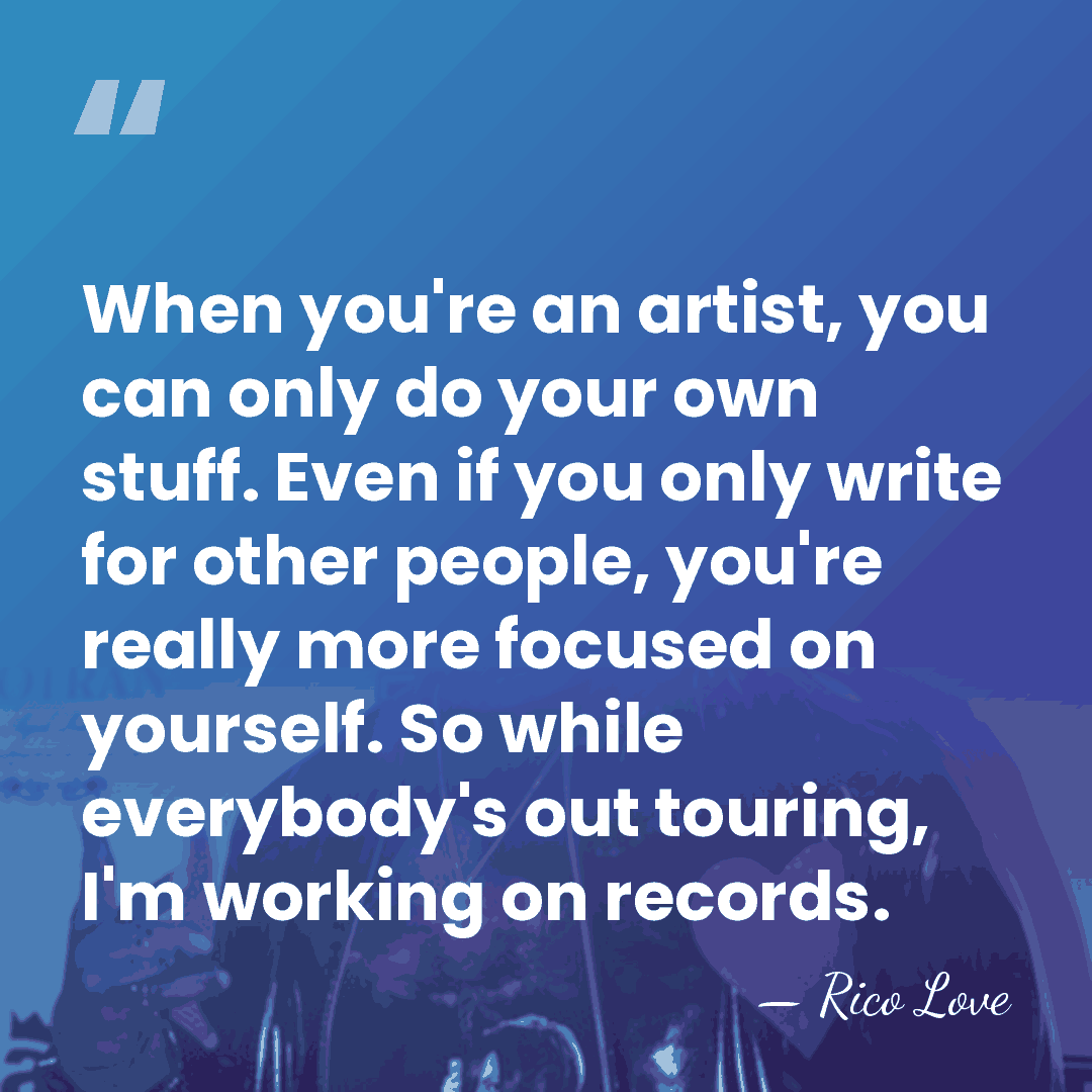 When you're an artist, you can only do your own stuff. Even&hellip; - Rico Love