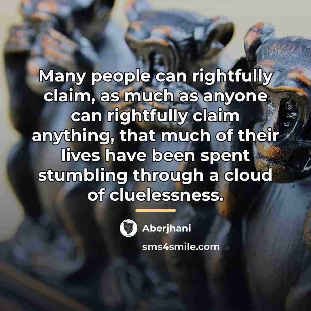 “Many people can rightfully claim, as much as anyone can…” quote by Aberjhani