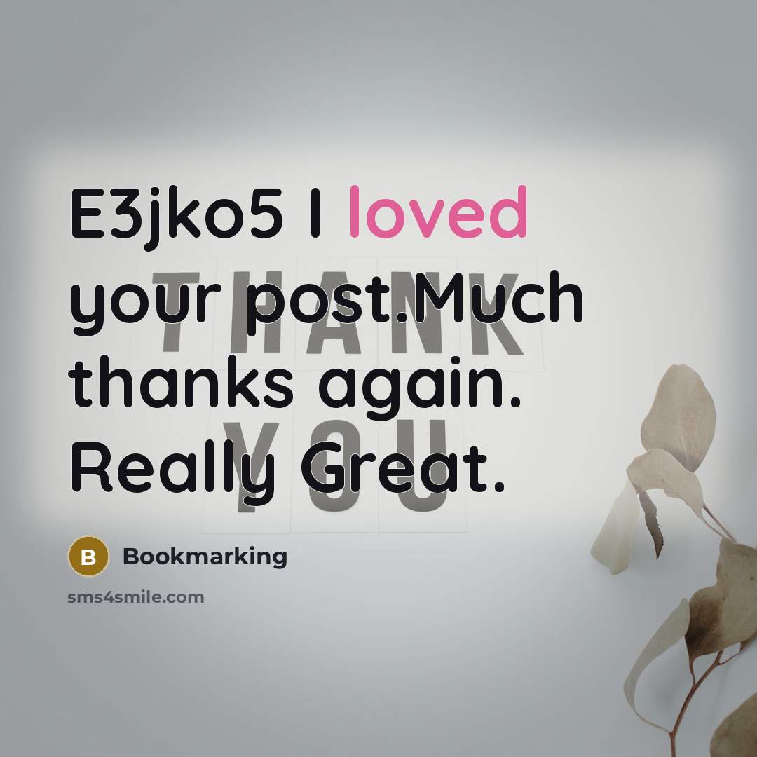 “E3jko5 I loved your post.Much thanks again. Really Great.…” quote by Bookmarking