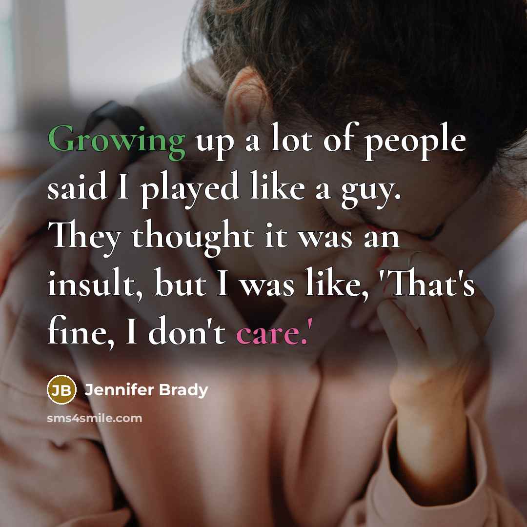 “Growing up a lot of people said I played like…” quote by Jennifer Brady