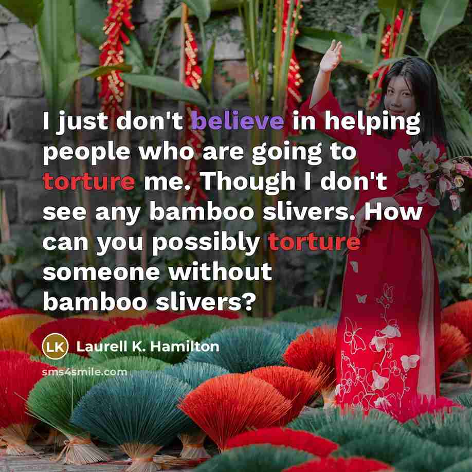 “I just don't believe in helping people who are going…” quote by Laurell K. Hamilton