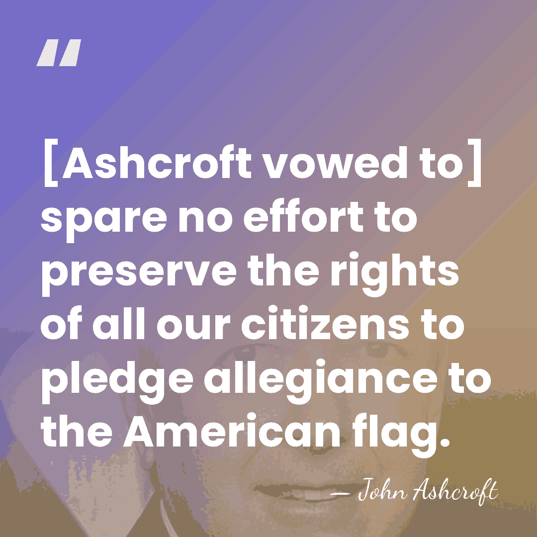 [Ashcroft vowed to] spare no effort to preserve the rights of all&hellip; - John Ashcroft