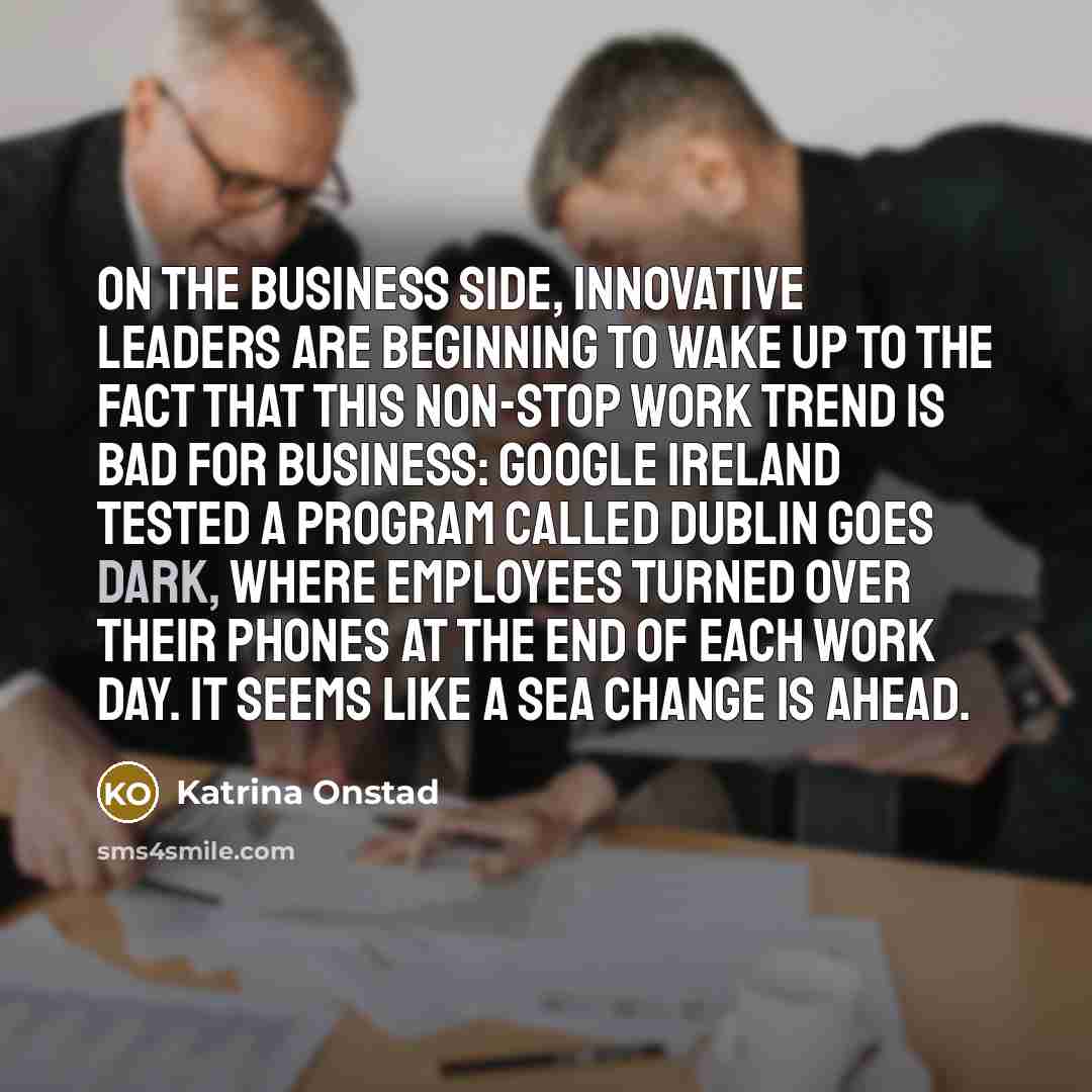 “On the business side, innovative leaders are beginning to wake…” quote by Katrina Onstad
