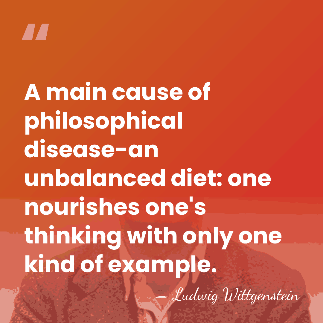 A main cause of philosophical disease-an unbalanced diet: one nourishes one's thinking&hellip; - Ludwig Wittgenstein