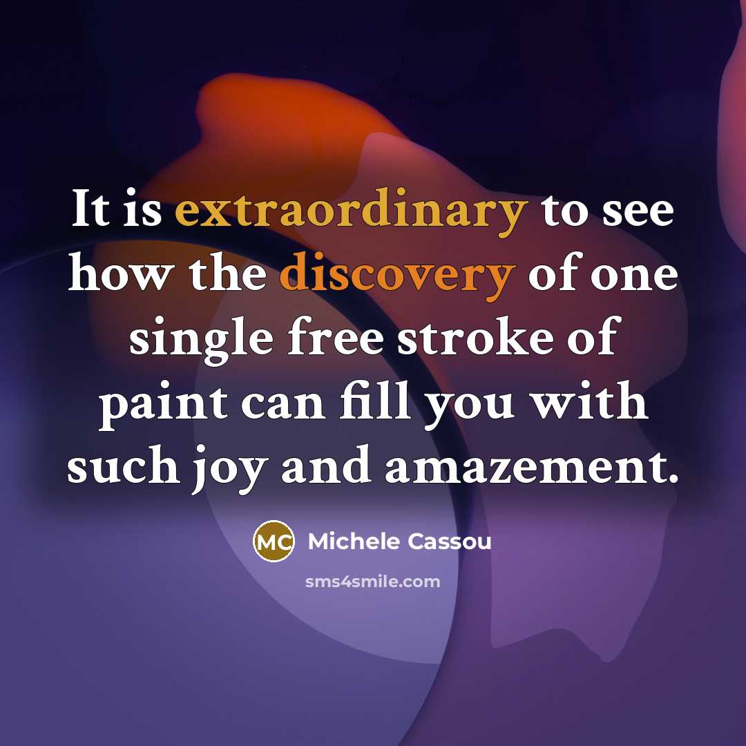“It is extraordinary to see how the discovery of one…” quote by Michele Cassou