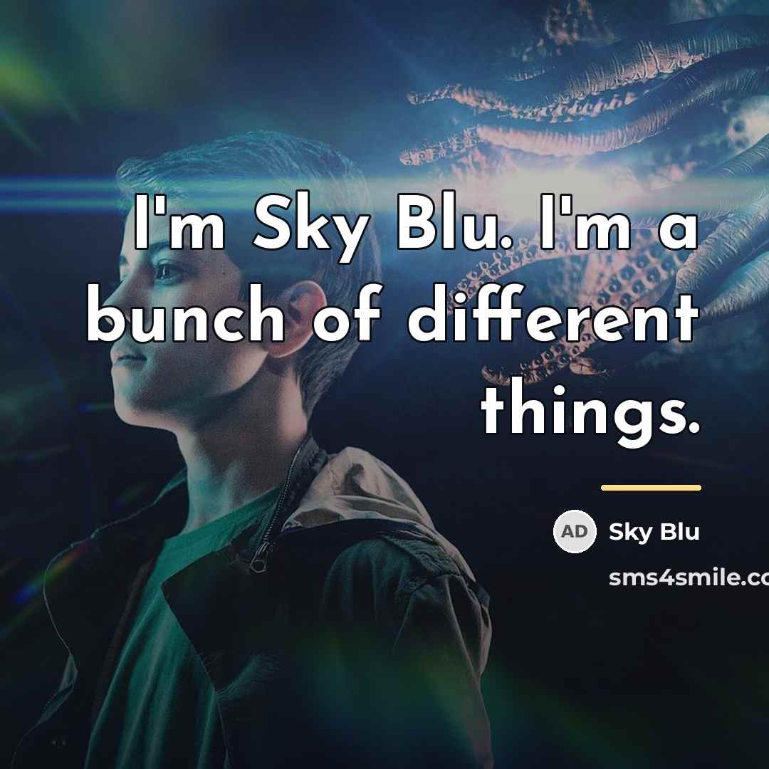 “I'm Sky Blu. I'm a bunch of different things.…” quote by Sky Blu