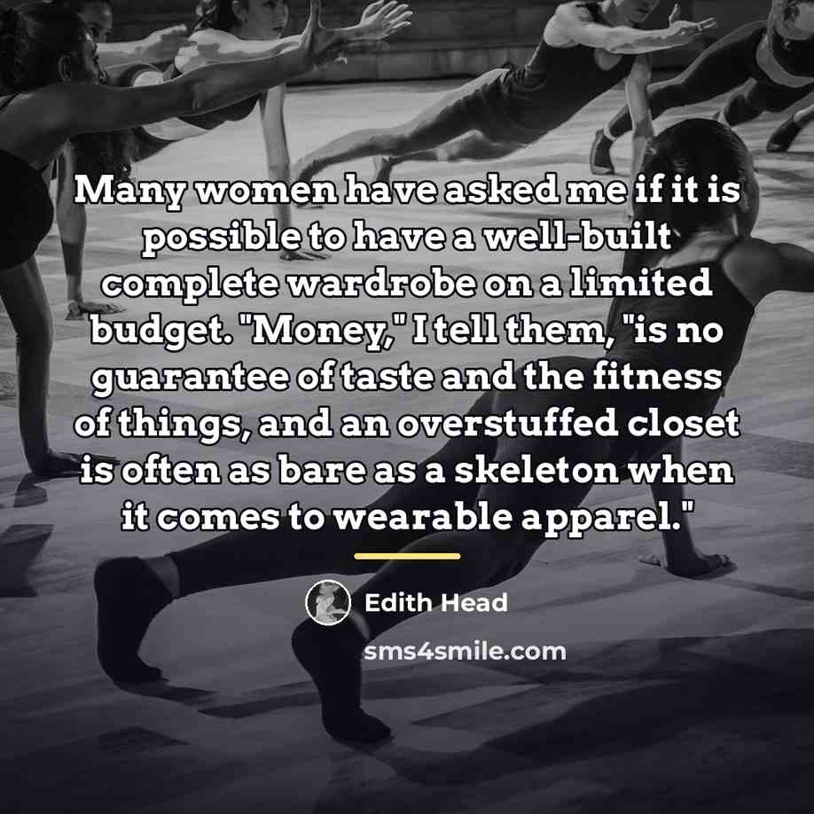“Many women have asked me if it is possible to…” quote by Edith Head