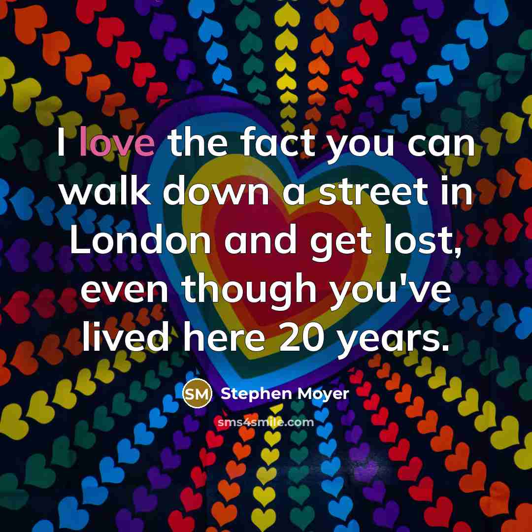 “I love the fact you can walk down a street…” quote by Stephen Moyer