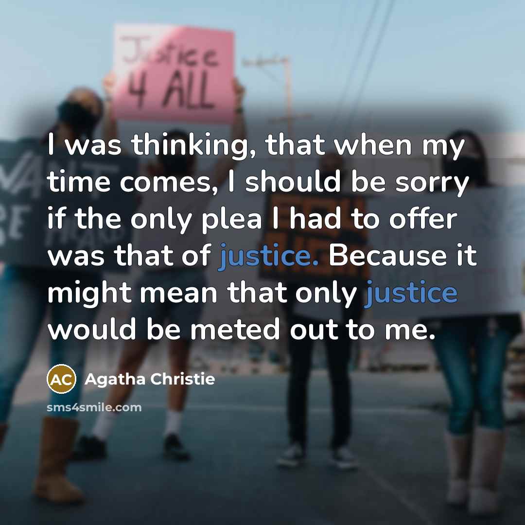 “I was thinking, that when my time comes, I should…” quote by Agatha Christie