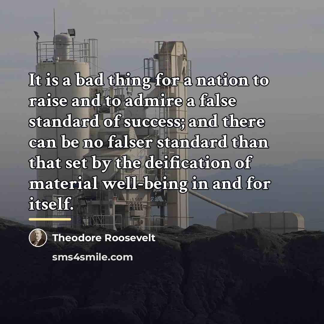 “It is a bad thing for a nation to raise…” quote by Theodore Roosevelt