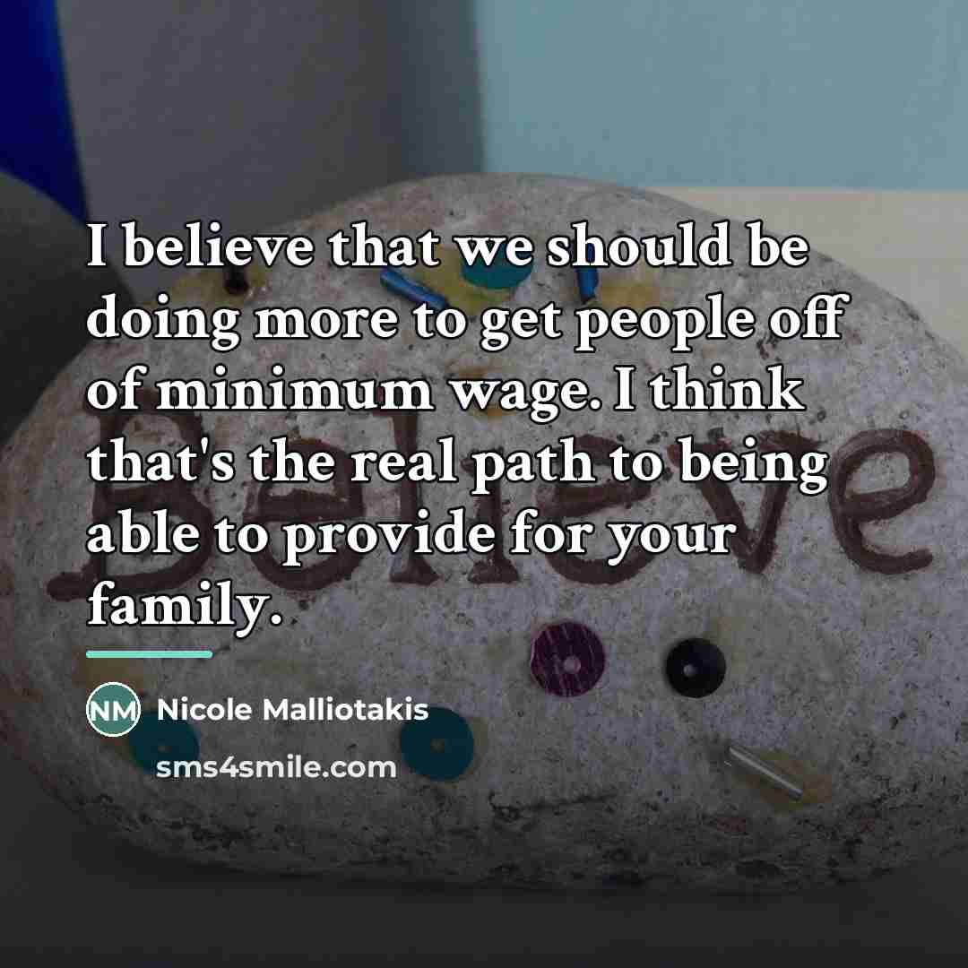 “I believe that we should be doing more to get…” quote by Nicole Malliotakis