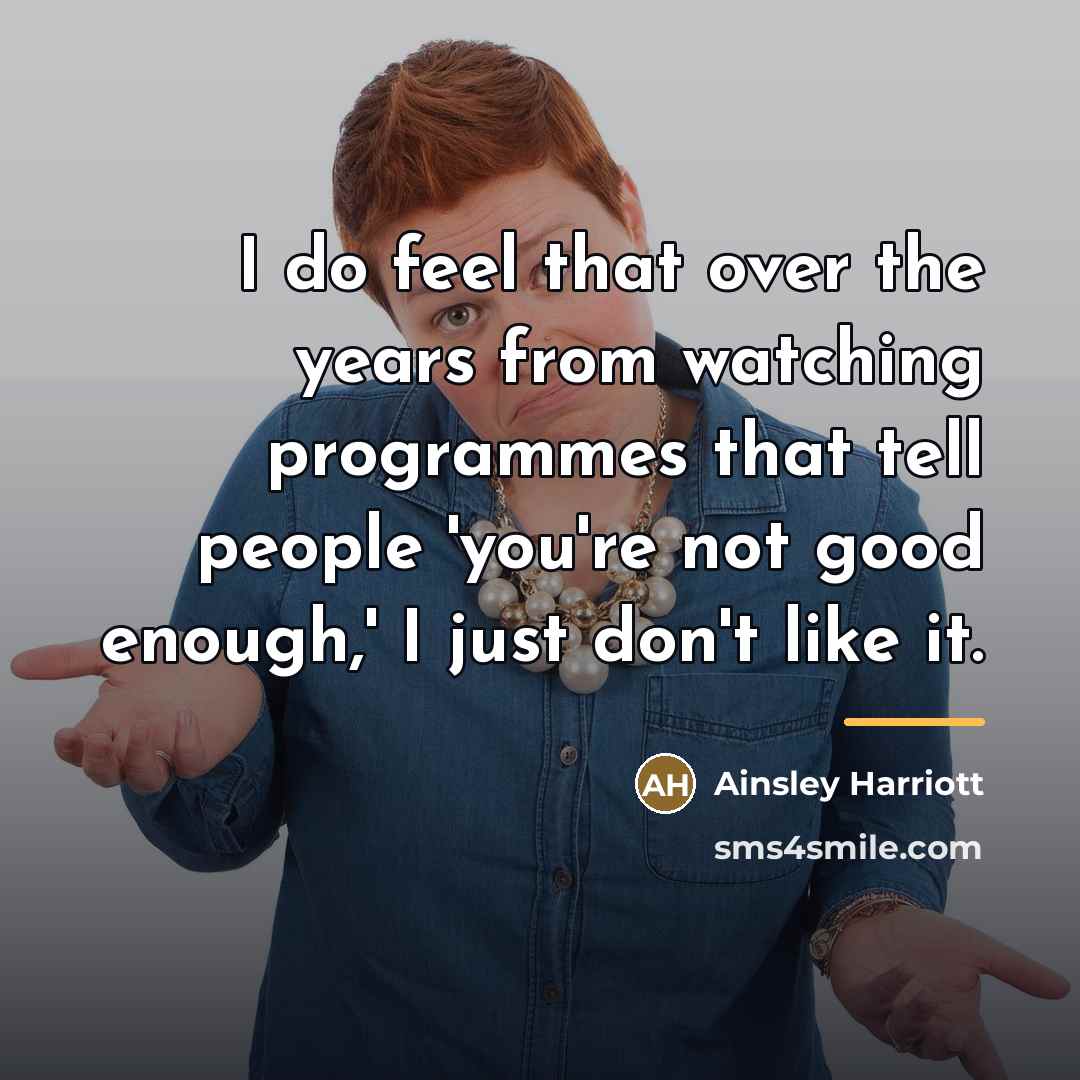 “I do feel that over the years from watching programmes…” quote by Ainsley Harriott
