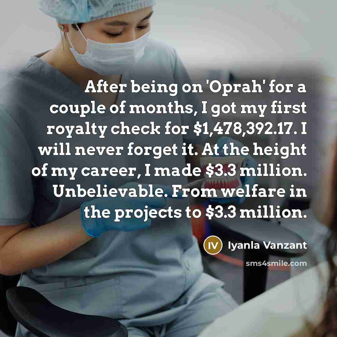 “After being on 'Oprah' for a couple of months, I…” quote by Iyanla Vanzant