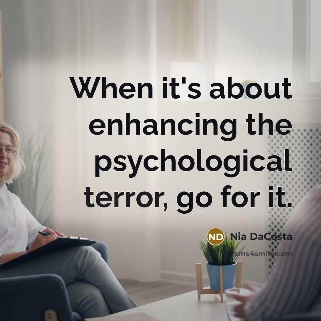 “When it's about enhancing the psychological terror, go for it.…” quote by Nia DaCosta