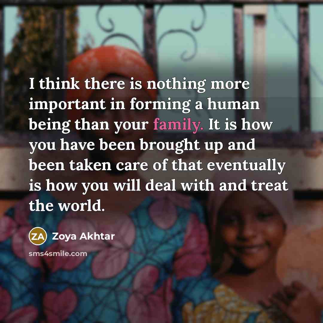 “I think there is nothing more important in forming a…” quote by Zoya Akhtar