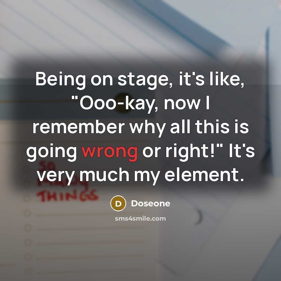 “Being on stage, it's like, "Ooo-kay, now I remember why…” quote by Doseone