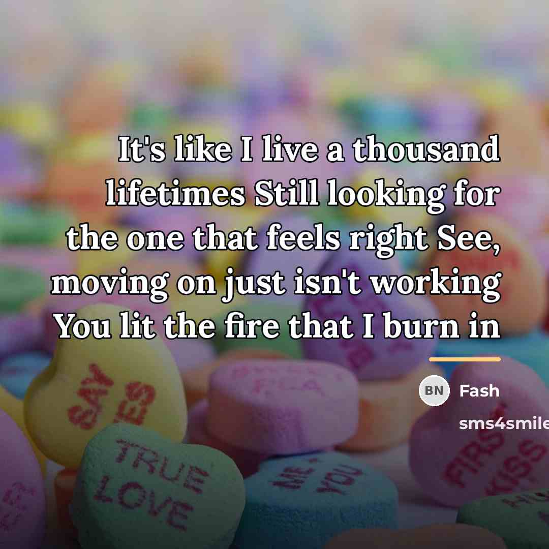 “It's like I live a thousand lifetimes Still looking for…” quote by Fash