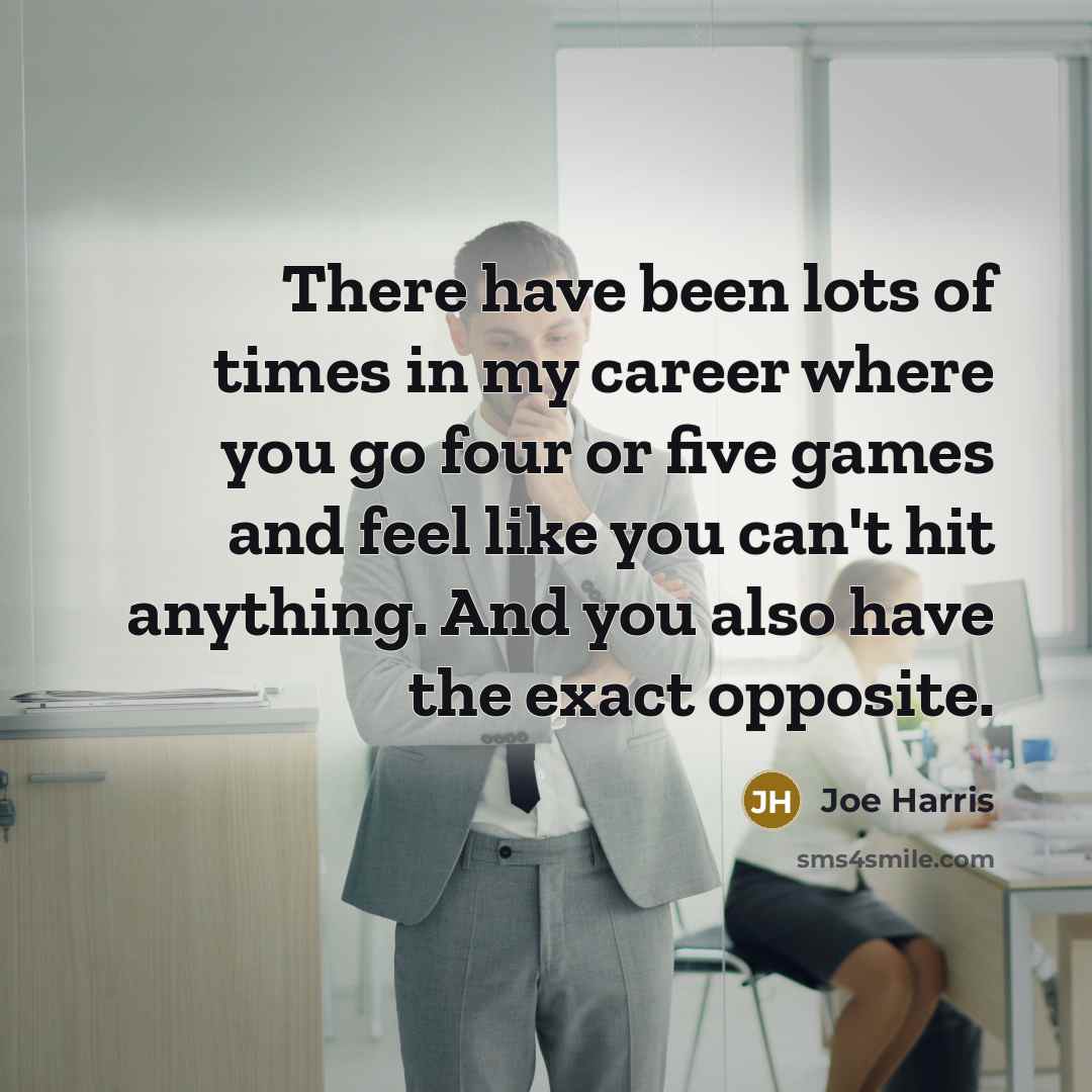 “There have been lots of times in my career where…” quote by Joe Harris